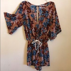 Faithfull the brand floral romper